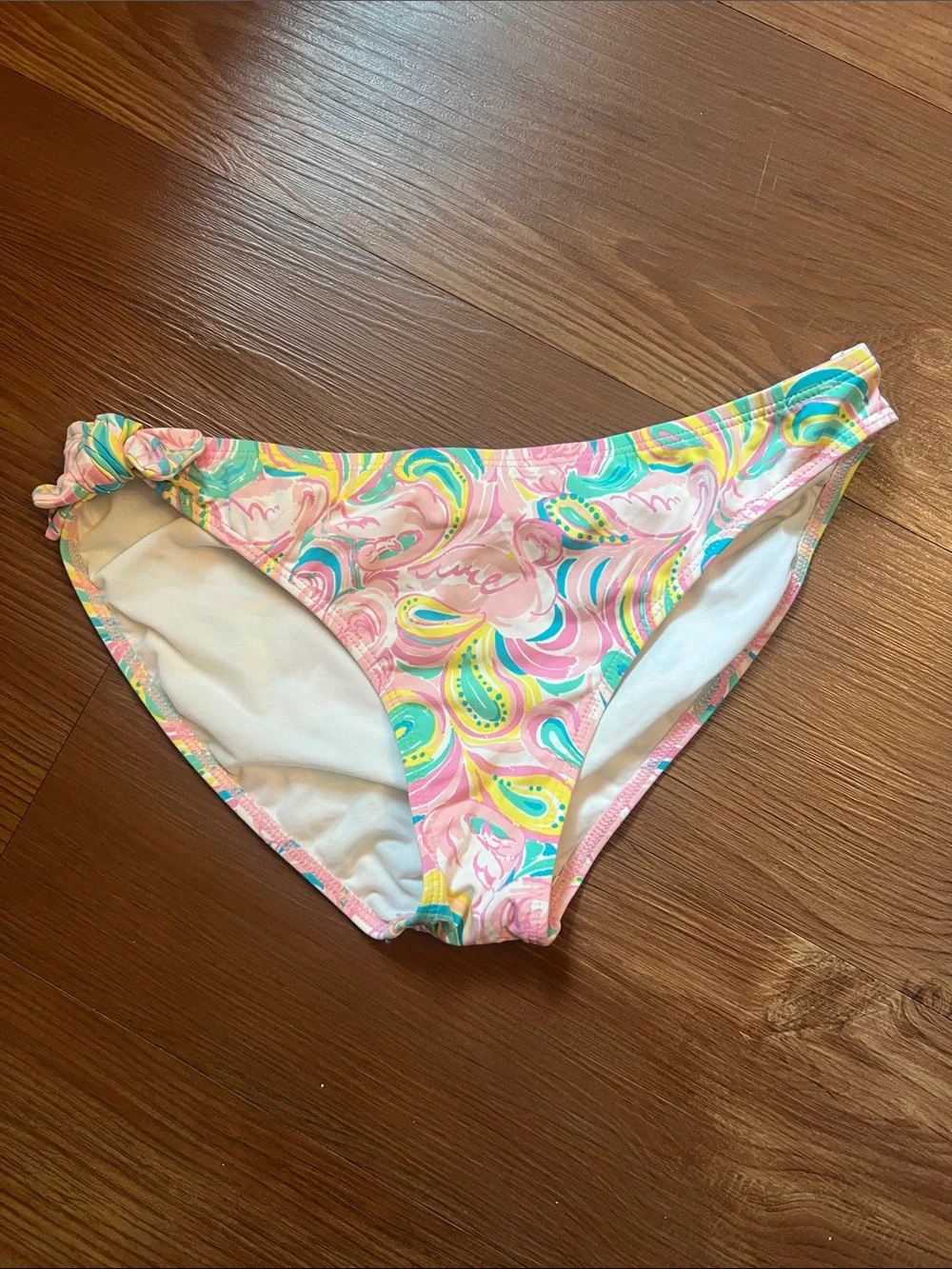 Lilly Pulitzer Pink Multi Swirl Girls 3-Piece Swim Set - Picture 6 of 13